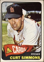 1965 Topps Base Set #373 Curt Simmons