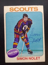 1975 O-Pee-Chee OPC NHL #220 Simon Nolet