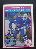 1982 O-Pee-Chee OPC Base Set #279 Real Cloutier