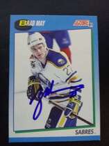 1991 Score Canadian (English) #628 Brad May