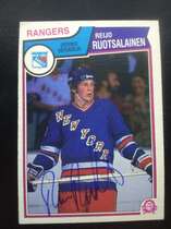 1983 O-Pee-Chee OPC Base Set #255 Reijo Ruotsalainen