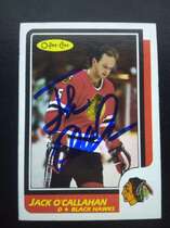 1986 O-Pee-Chee OPC Base Set #207 Jack O'Callahan