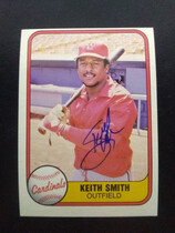 1981 Fleer Base Set #534 Keith Smith