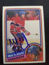 1984 O-Pee-Chee OPC Base Set #267 Mats Naslund