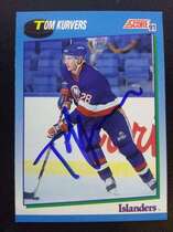 1991 Score Canadian (English) #568 Tom Kurvers