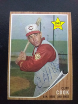 1962 Topps Base Set #41 Cliff Cook