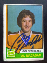 1974 O-Pee-Chee OPC NHL #301 Al MacAdam