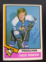 1974 O-Pee-Chee OPC NHL #385 Chuck Arnason