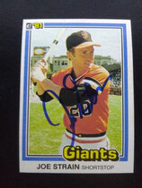 1981 Donruss Base Set #73 Joe Strain