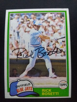 1981 Topps Base Set #46 Rick Bosetti