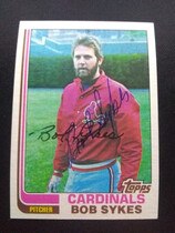 1982 Topps Base Set #108 Bob Sykes