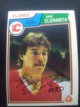 1983 O-Pee-Chee OPC Base Set #81 Kari Eloranta