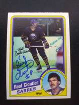 1984 O-Pee-Chee OPC Base Set #19 Real Cloutier