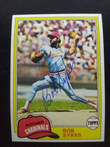 1981 Topps Base Set #348 Bob Sykes