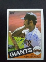 1985 Topps Base Set #434 Gene Richards