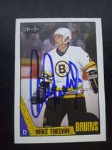 1987 O-Pee-Chee OPC Base Set #24 Mike Thelvin