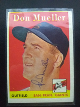 1958 Topps Base Set #253 Don Mueller