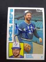 1984 Topps Base Set #256 Dave Geisel