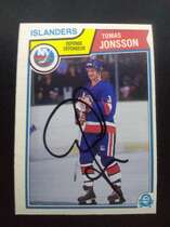 1983 O-Pee-Chee OPC Base Set #9 Tomas Jonsson