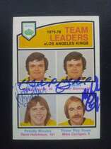 1976 O-Pee-Chee OPC NHL #386 Kings Leaders