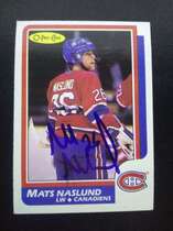 1986 O-Pee-Chee OPC Base Set #161 Mats Naslund
