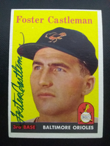 1958 Topps Base Set #416 Foster Castleman