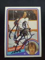1984 O-Pee-Chee OPC Base Set #337 Randy Carlyle