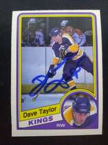 1984 O-Pee-Chee OPC Base Set #92 Dave Taylor