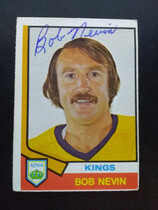 1974 O-Pee-Chee OPC NHL #378 Bob Nevin