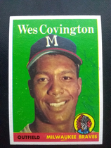 1958 Topps Base Set #140 Wes Covington