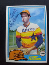 1981 Topps Base Set #491 Gordy Pladson