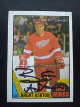 1987 O-Pee-Chee OPC Base Set #100 Brent Ashton
