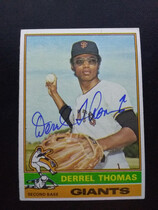 1976 Topps Base Set #493 Derrel Thomas