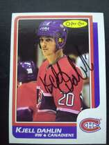 1986 O-Pee-Chee OPC Base Set #15 Kjell Dahlin