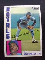 1984 Topps Base Set #294 U L Washington