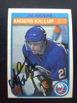 1982 O-Pee-Chee OPC Base Set #203 Anders Kallur