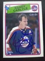 1988 O-Pee-Chee OPC Base Set #204 Randy Carlyle