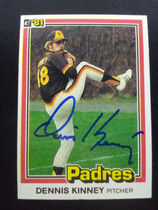 1981 Donruss Base Set #363 Dennis Kinney