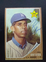 1962 Topps Base Set #69 Phil Ortega