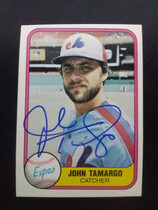 1981 Fleer Base Set #152 John Tamargo