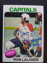 1975 Topps Base Set #152 Ron Lalonde