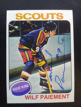 1975 Topps Base Set #195 Wilf Paiement