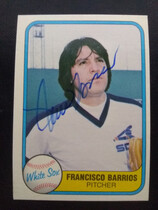 1981 Fleer Base Set #352 Francisco Barrios