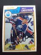 1983 O-Pee-Chee OPC Base Set #35 Willy Lindstrom