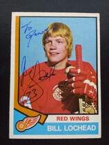 1974 O-Pee-Chee OPC NHL #318 Billy Lochead