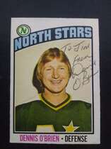 1976 O-Pee-Chee OPC NHL #34 Dennis O'Brien