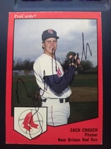 1989 ProCards New Britain Red Sox #612 Zach Crouch