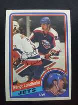 1984 O-Pee-Chee OPC Base Set #341 Bengt Lundholm
