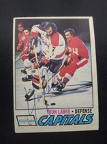 1977 O-Pee-Chee OPC Base Set #31 Yvon Labre
