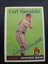 1958 Topps Base Set #234 Carl Sawatski